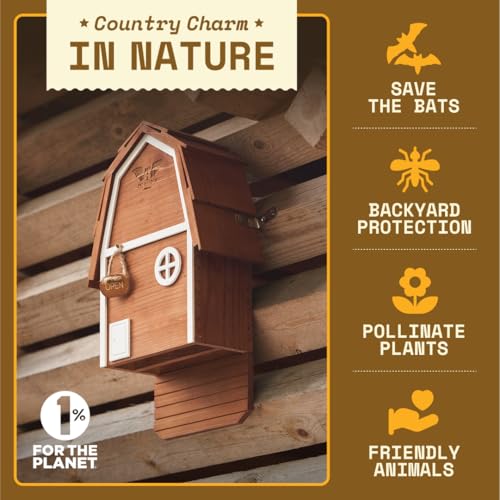 Image of WildYard Bat Barn Junior - 2 Chamber, Brown Cedar, Up to 50 Bats