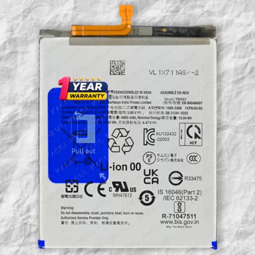 Image of Original 5000mAh EB-BA546ABY Battery for Samsung Galaxy A34-1-Year Warranty* (Lime, SM-A346E /DSN)