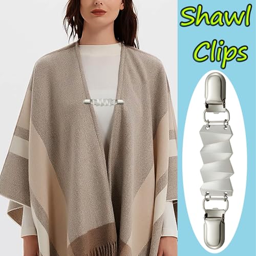 Image of Vintage Shirt Dress Cardigan Clip, Waist Clip for Women, Sweater Shawl Brooch Jacket for Clothing