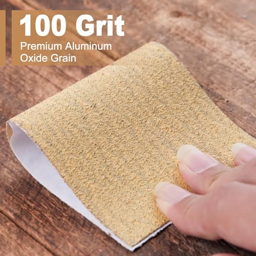LEONTOOL 100 Körnung Schleifpapierrolle, 20 Yard lange Endlosrolle 2-3/4 breites PSA Longboard Schleifpapier, selbstklebendes PSA Stickyback Schleifpapier für die Automobilholzbearbeitung