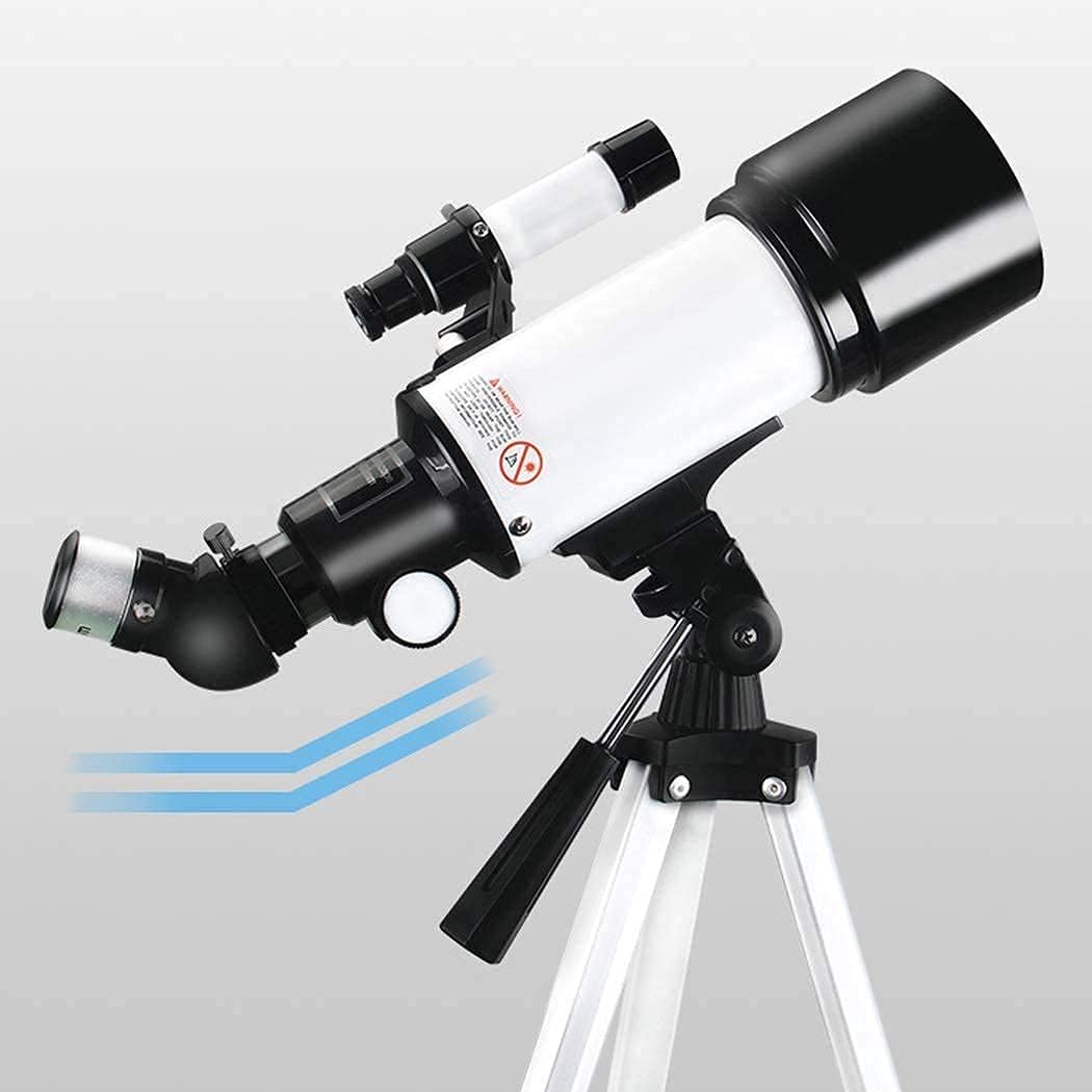Adults Children Astronomical Telescope for Beginners a Focal Length of 700 mm Refractor 234X Magnification Driving Range All-Glass Optical Coated Beautiful Home