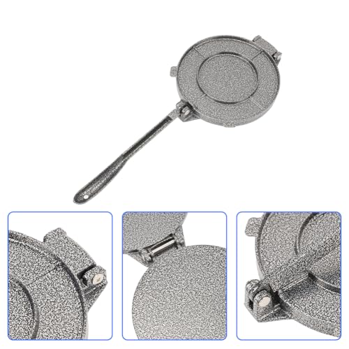 Lwuey Tortilla Press, Aluminum Alloy Tortillas Maker, Heavy Duty Quesadilla for Homemade Flatbreads Kitchen Tool to Make Indian Genre Chapati Flour Pancake Pizza Pie Making Breakfast Party(20 × 16 CM) by Lwuey - Image 5