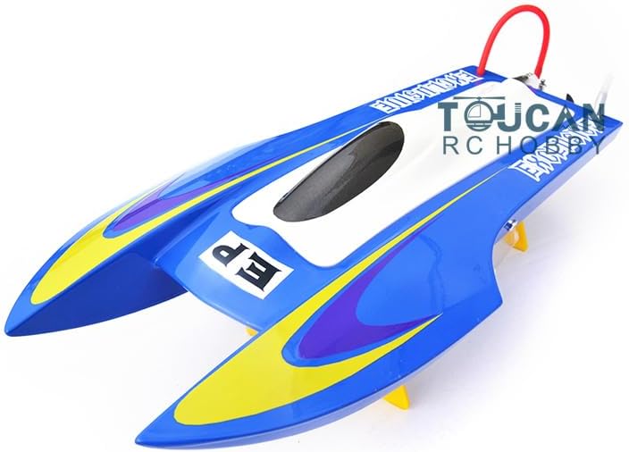 RC Catamaran Boat M440 15.1" 31MPH Fiber Glass Electric Racing Boats PNP Fully Assembled RC Boat with Motor Servo ESC W/O Remote Control Battery