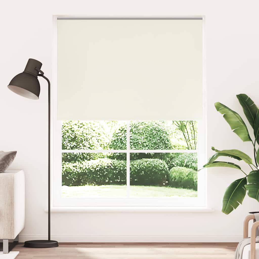 Tenda avvolgibile opaca, 164,4 x 230 cm, bianco sporco | Montaggio a parete o a soffitto, catena laterale sinistra o destra, blocco totale della luce, isolamento termico