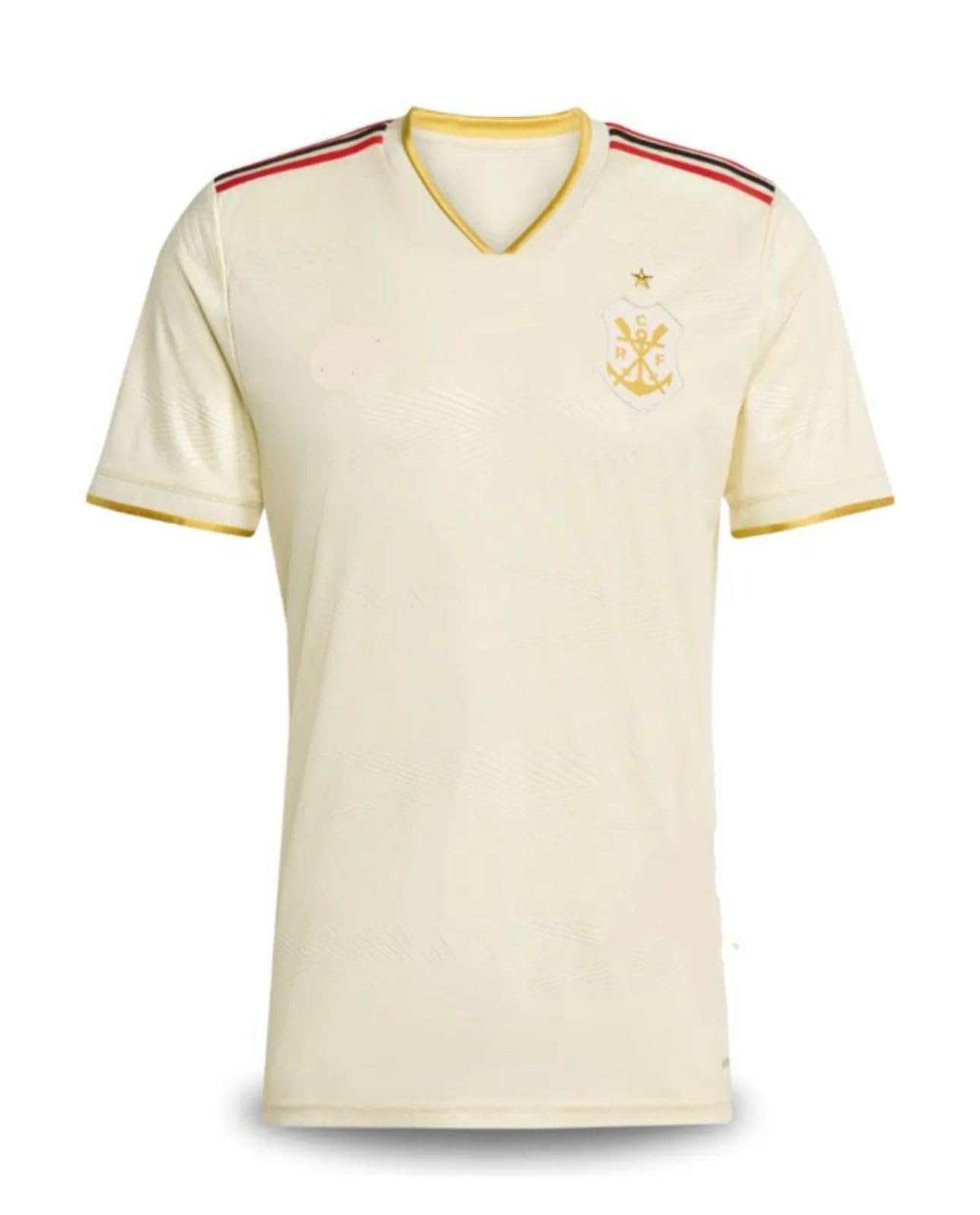 CAMISA DE TIME FLAMENGO BEJE 2025/26 CAMISETA DE FUTEBOL MASCULINO