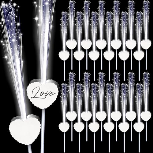 Tujoe 24 Pcs LED Wedding Sparklers Glow Sticks...