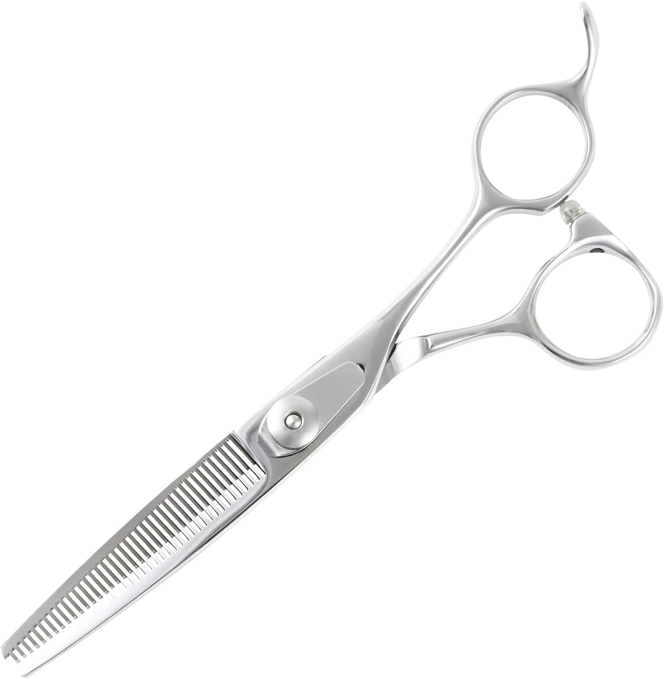 DEEDS P1 Pet Grooming Thinning Scissors 40 Tooth V-Groove Carbon Steel
