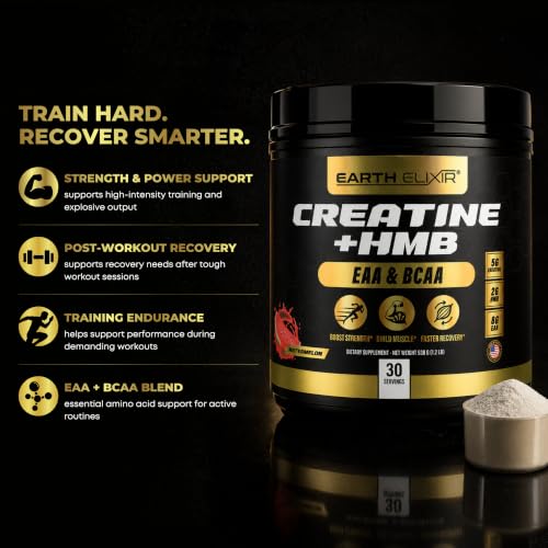 Earth Elixir Creatine HMB EAA Powder
