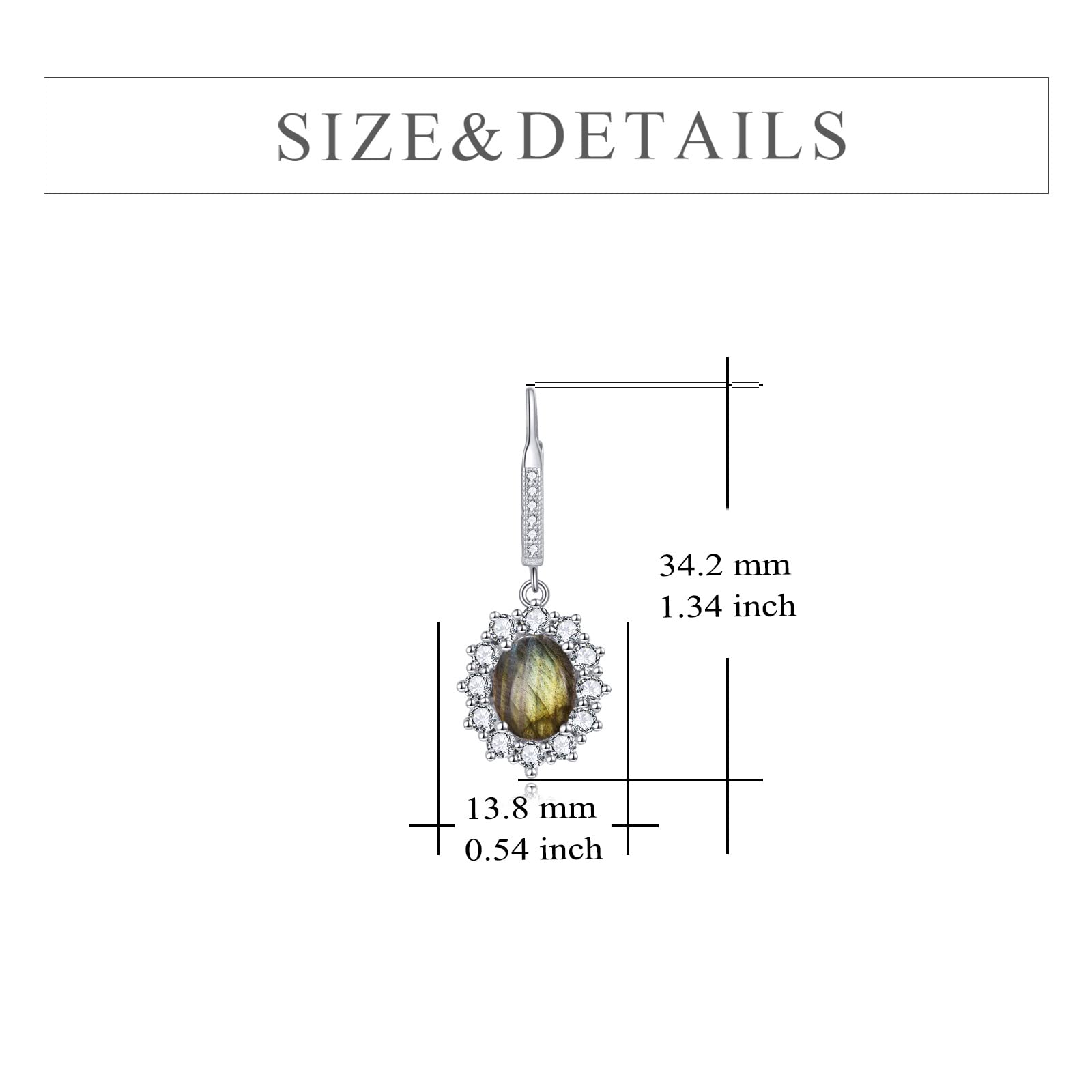Schottische Distel Einfädler Ohrringe Für Frauen Sterling Sliver Schottische Distel