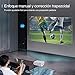 Proyector TAOCOCO Mini Portátil Proyector de Cine en Casa 3800 Lúmenes Altavoces...