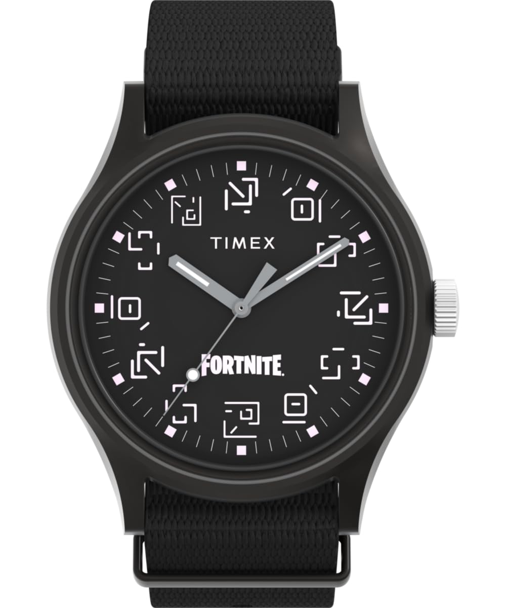 Wristwatch TIMEX FORTNITE TW2W97000 Canvas Black