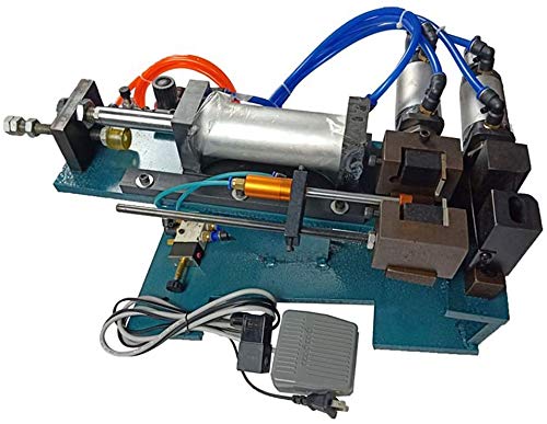 Pinza spelafili pneumatica, utensile per taglio e spelafili, corsa 100 mm, uscita 49-115 kg, per fili φ2-10 mm, funzionamento elettrico 220 V