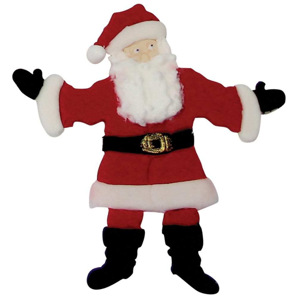 PME Embossed Father Christmas Cutter, White, Large Size - Image 4