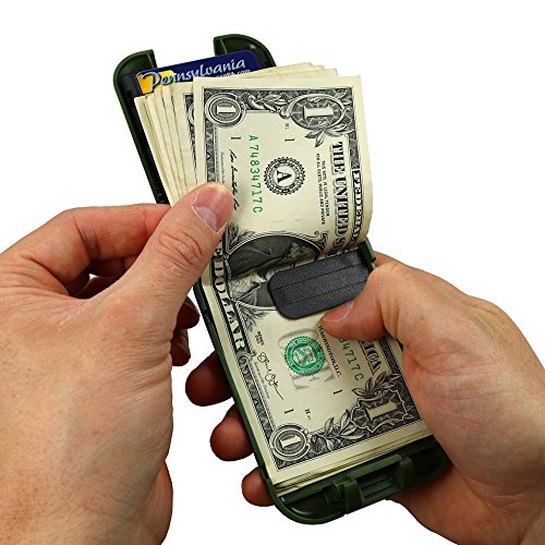 Flipside Wallets 4 RFID Blocking Wallet for Men Trooper Green Edition with Removable Money Clip - Slim, Secure and Crush Resistant4