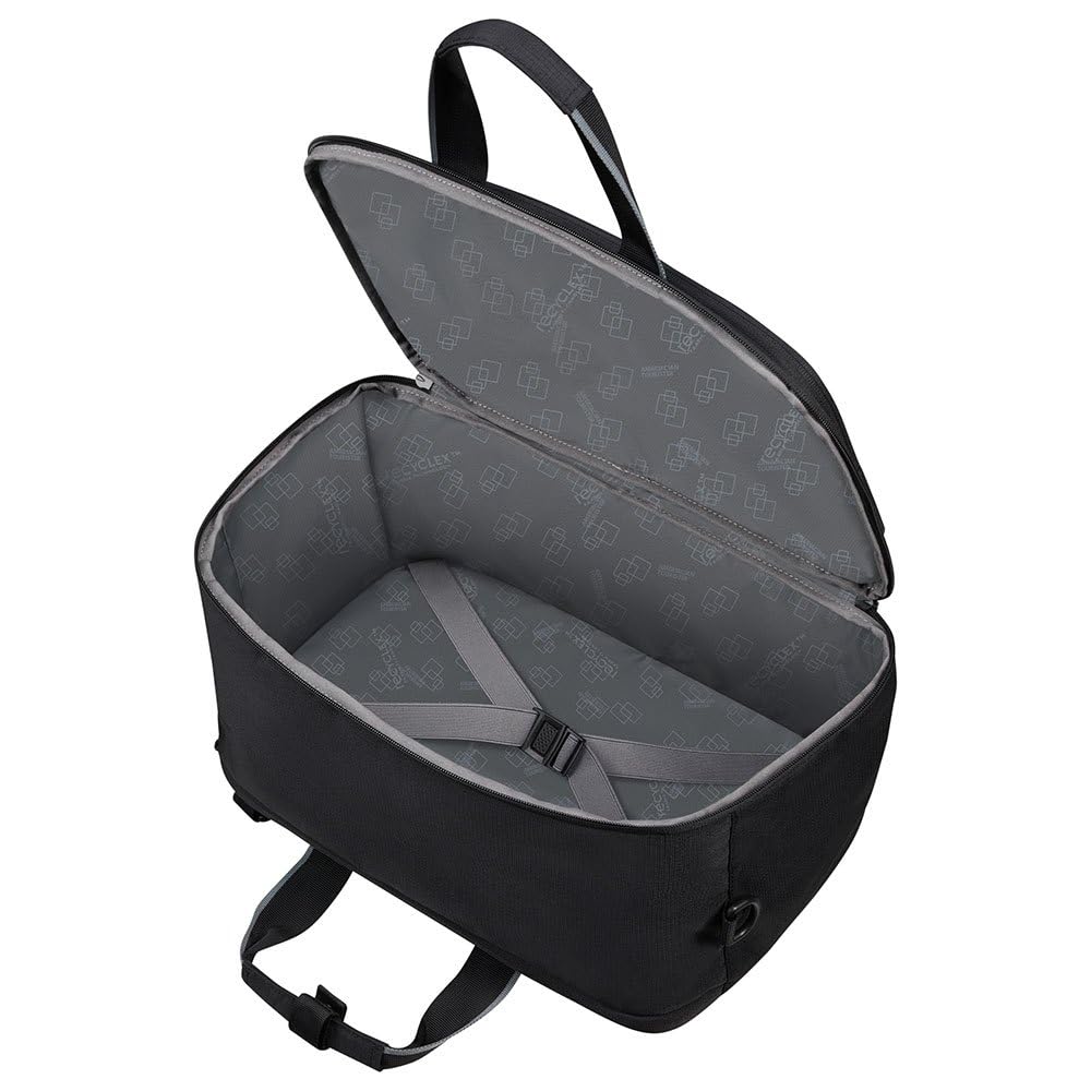 American Tourister Take2Cabin - Borsa da viaggio 3 vie Ryanair, 40 cm, 25 L, Nero (Black)