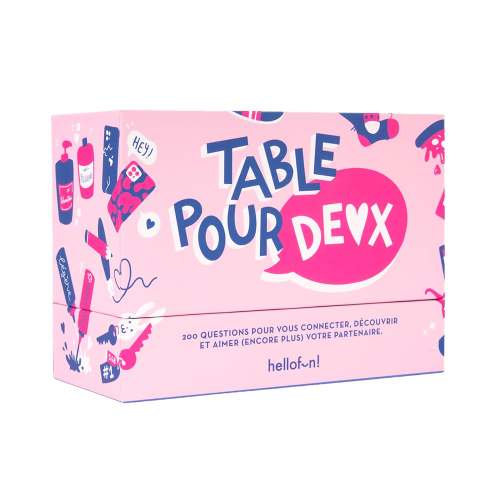 Hellofun! - Jeu Table pour Deux | 200 Questions pour retomber Amoureux | 6 catégories | Le Jeu où Le Gagnant est Toujours Vous D