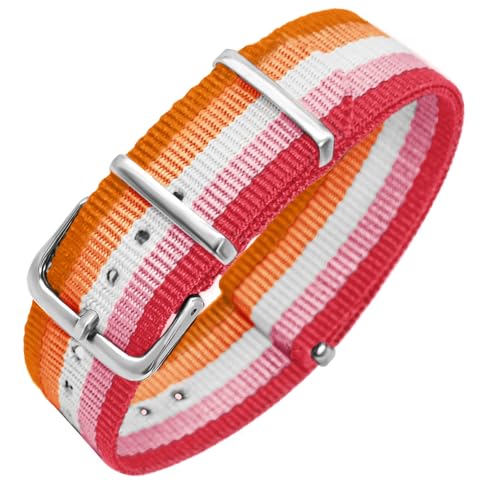 Nanafast LGBT Rainbow Wristband for Women, Men - Adjustable Pride Bracelet for Gay, Lesbian, Bisexual, Nonbinary, Asexual - LGBTQ Pride Accessories