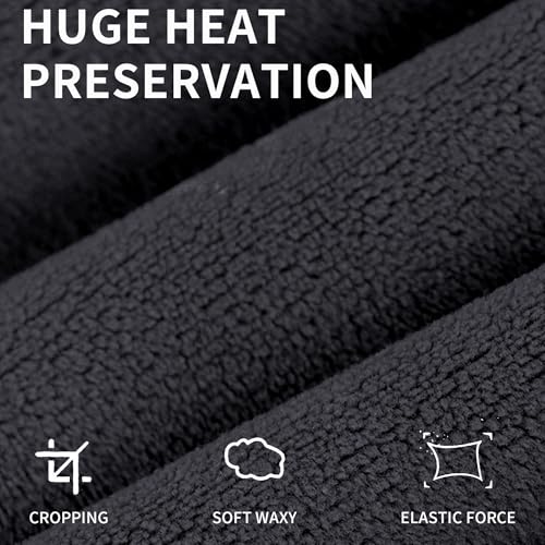 Womens Fleece Lined Sweatpants Drawstring Elastic Waistband Winter Warm Joggers Pants with Pocket4