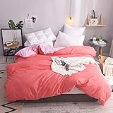 Photo Gallery w&x ultra morbido comodi tinta unita copri piumino con cerniera,traspirante tutte le stagioni lavabile copri piumino per hotel casa letto,cotone reversibile copripiumino-rosso 180x200cm(71x79inch) Photo Gallery w&x ultra morbido comodi tinta unita copri piumino con cerniera,traspirante tutte le stagioni lavabile copri piumino per hotel casa letto,cotone reversibile copripiumino-rosso 180x200cm(71x79inch)