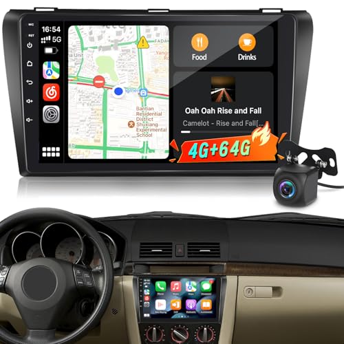 Autoradio Android Mazda 3 GPS CarPlay sans fil et écran tactile 9''