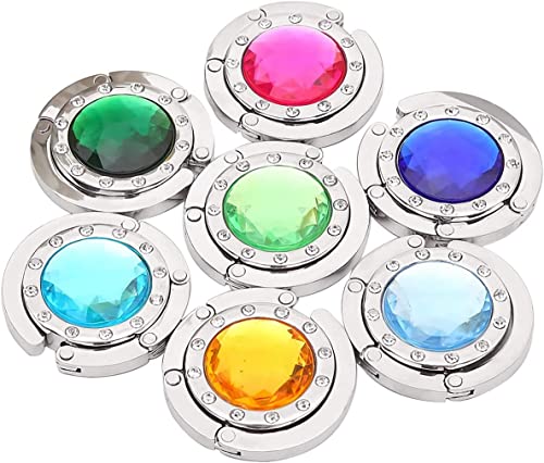 GIEMIT 12 soportes para bolso de mano con piedra, plegables, para bolso de mano, varios colores Cover