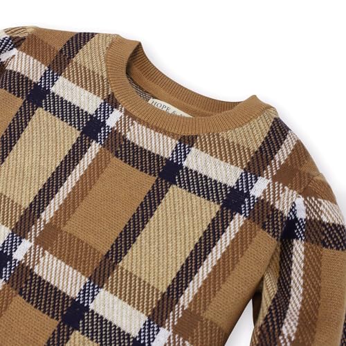 Image of Hope & Henry Boys' Long Sleeve Crew Neck Pullover Sweater