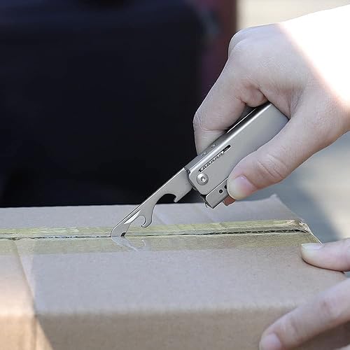 Miniatura 9 de ROXON M3 13 en 1 Multi Tool EDC Cuchillo y tijeras con palillo y pinzas Práctica Pequeña y Exquisita Multiherramienta