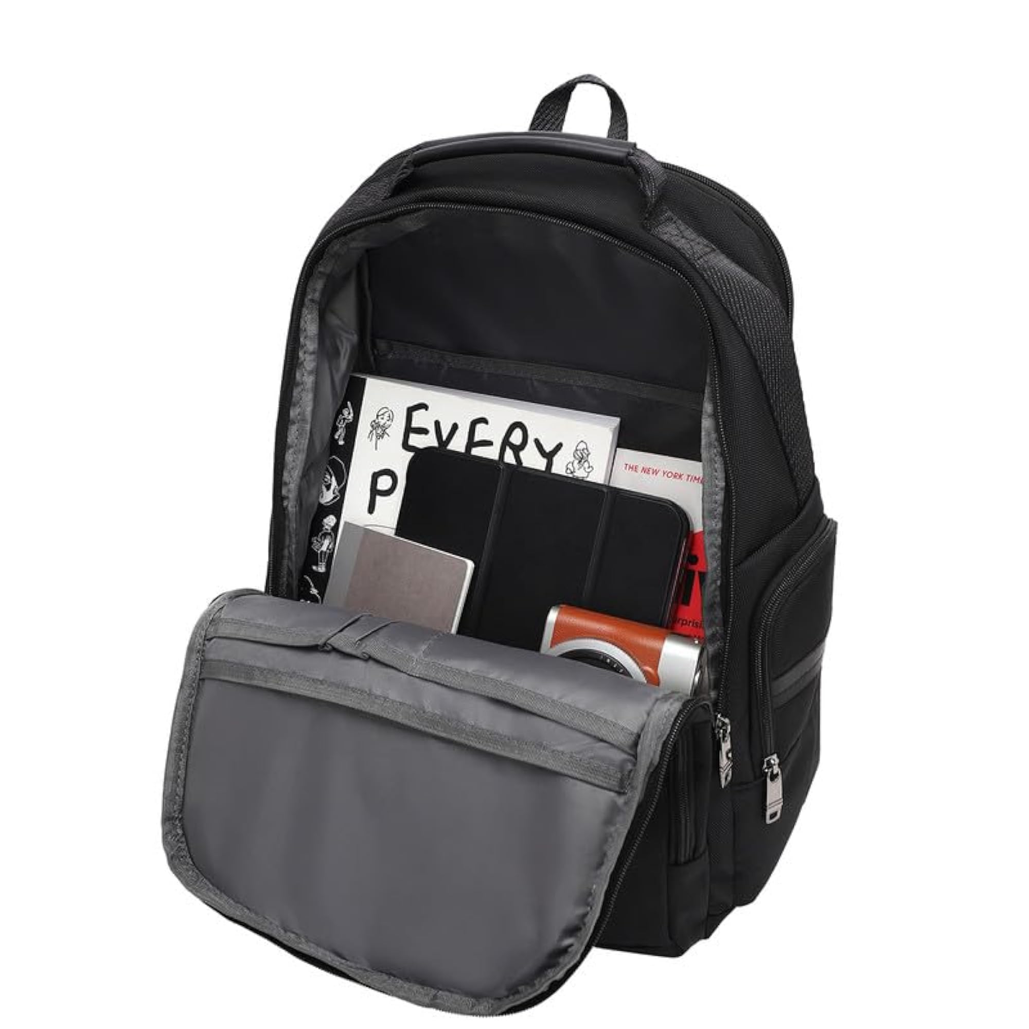 Men's The Urban Trail Onyx Black Backpack for Casual Wear