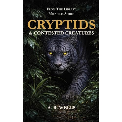 Cryptids & Contested Creatures Audiolibro Por A Wells arte de portada