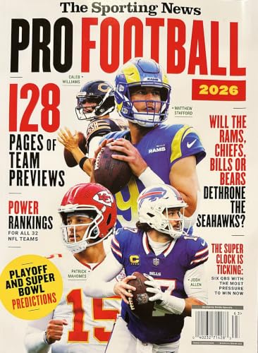 Sporting News Pro Football 2026 Magazine Issue 63 Will The Rams, ...