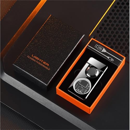 Encendedor de Butano Metal Dual Llama Activado por Voz miniatura 6
