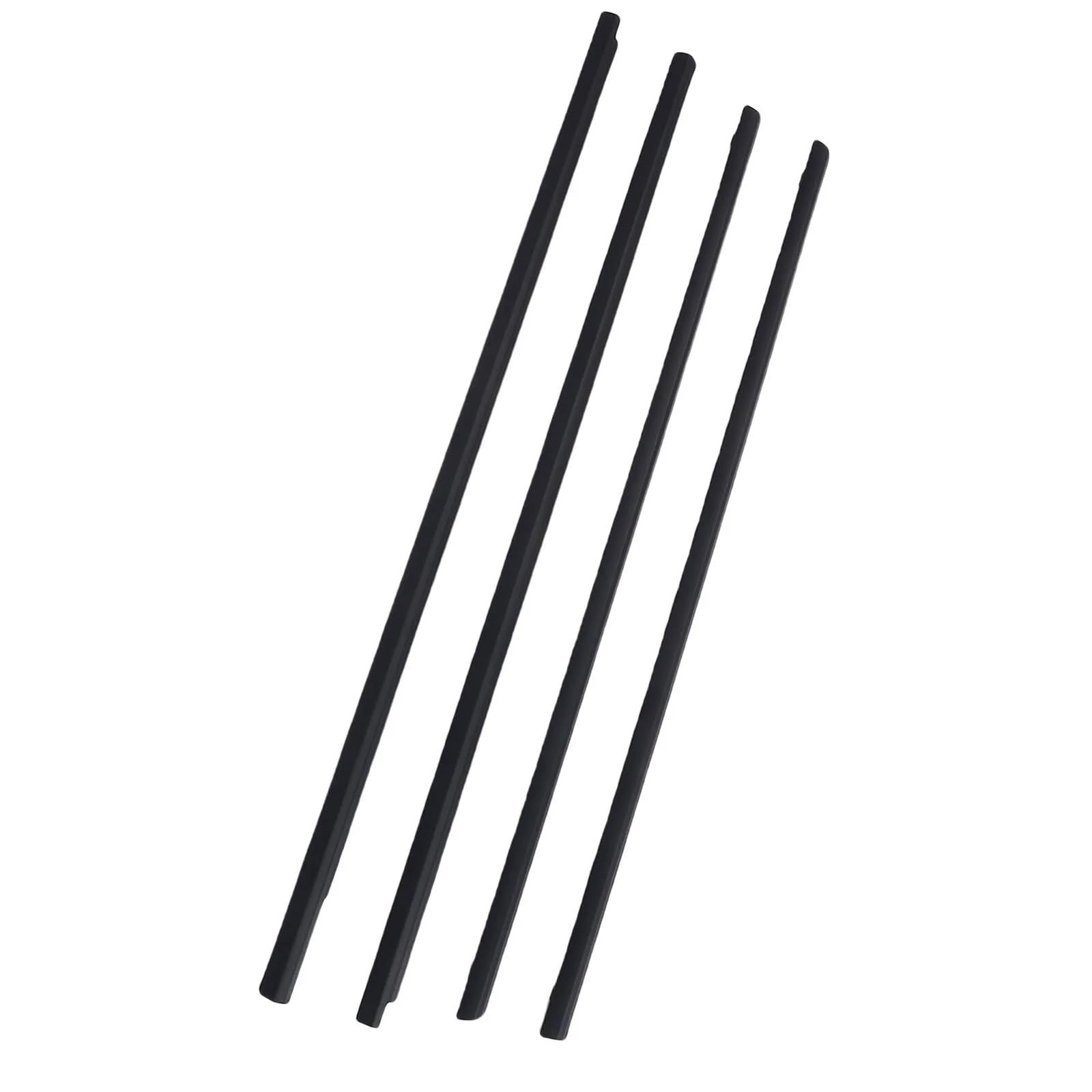 Nhabxgds One Color Car Door Protectors Fit For X-Trail T30 2001-2007 Fit For Vehicle 80820 8H300 Seamless Fit Toughness Window Strip Belt Replacement Seal Strip
