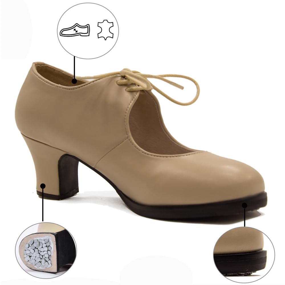 Chaussures en flamant rose à double semelle et lacets