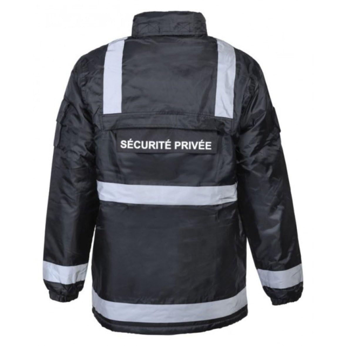 Cityguard - Coupe-Vent fourré Polaire sécurité avec Bande rétro-réfléchissantes Cityguard Noir-S