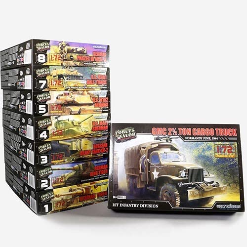 Forces Of Valor GMC 2.5 Ton Cargo Truck 1st Infantry Division, Normandy, June 1944 1:72