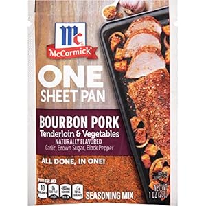 McCormick Seasoning Mix, Bourbon Pork Tenderloin & Vegetables, 1 Ounce