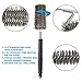 DeroTeno BBQ Grill Brush Bristle Free, BBQ Brush for Grill - No Falling Metals, safe Barbecue Grill Brush and Scraper, Best Grill Cleaner - 3 in 1 Grill Cleaning Brush for Barbecue Lovers (normal)
