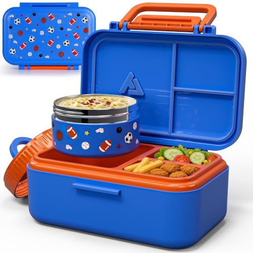 Image of Bento Lunch Box 1283ML / 43 oz with 391 ML / 13 oz Food Jar, Ice Pack