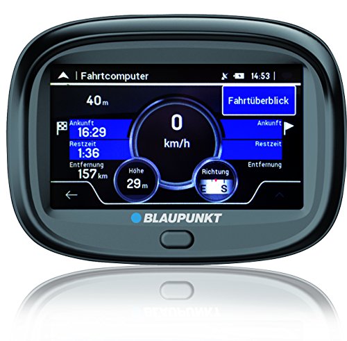 Bild zu Blaupunkt MotoPilot 43 EU LMU Motorrad Navigation, 4,3 Zoll (10,7 cm) Display, Kartenmaterial Europa, lebenslange Karten-Updates, TMC Stauumfahrung, Bluetooth 2.1 und 4.0, Fahrspurassistent