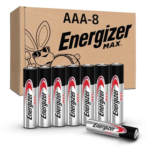 Energizer MAX AAA Batteries (8 Pack) Triple A Alkaline Batteries