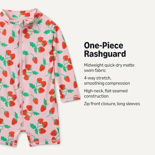 Image of Amazon Essentials Unisex-Baby Long-Sleeve One-Piece Rashguard