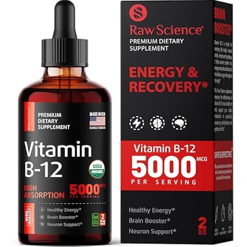 Vitamin B12 Liquid Drops 5000mcg, Methylcobalamin Cover