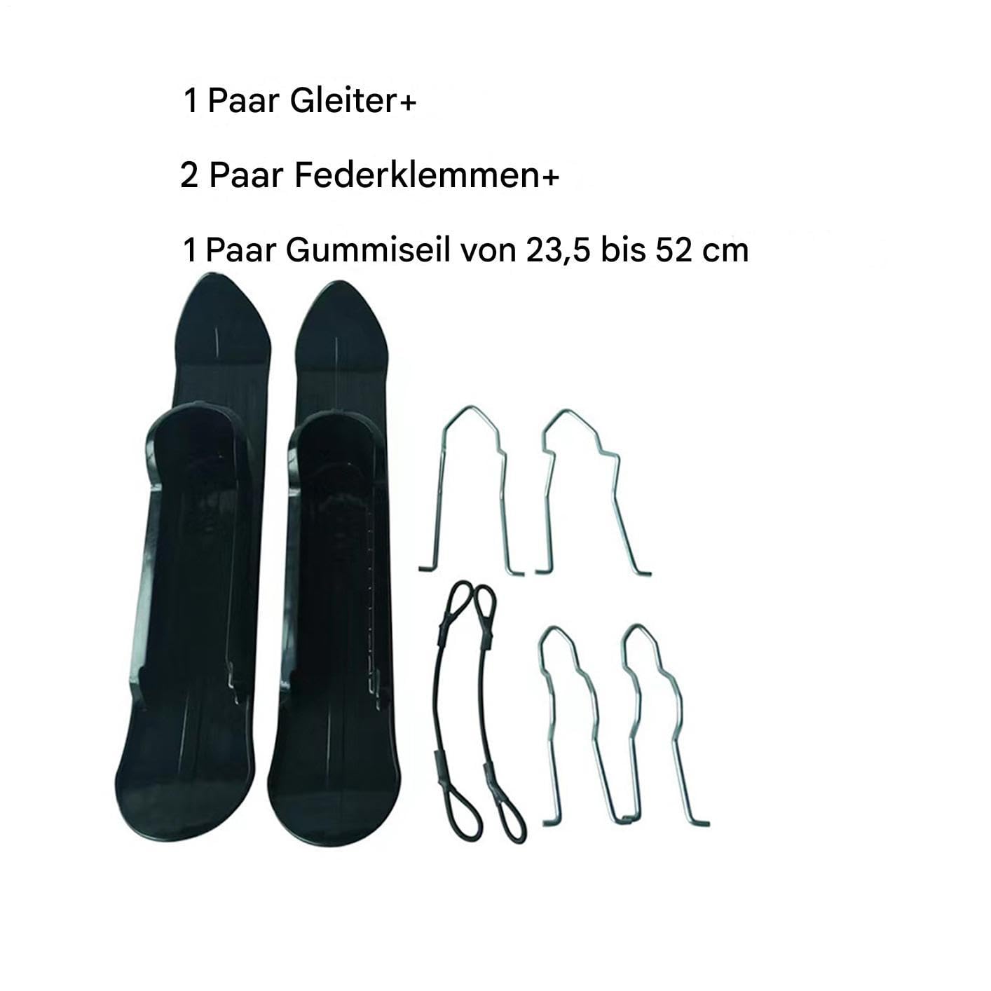 Skis pour neige, pièce 2 en 1 légère | Poussette de ski, scooter | Pour vélos d'équilibre, fauteuils roulants, jogging, cyclisme, pistes sportives, parcs de mer et zones de villégiature en plein air