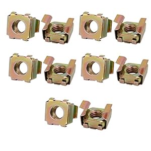 Uxcell 10 Stk. M8 Käfigmuttern Verzinkt