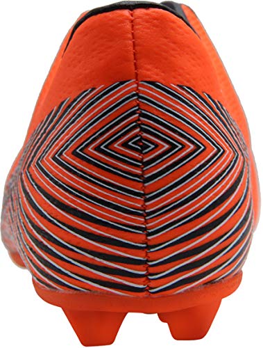 BomKinta Kid's FG Soccer Shoes Athletic Outdoor Soccer Cleats Orange Size 4 M US Big Kid