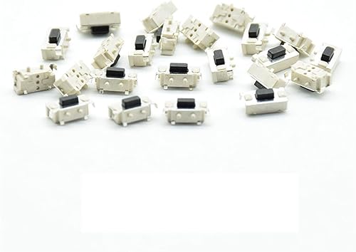 ZTHOME Micro Switch 50pcs White Black Micro Tact Switch Touch 3 * 6 * 3.5 3x6x3.5 SMD for MP3 MP4 Tablet PC Button Bluetooth Headset Remote Control