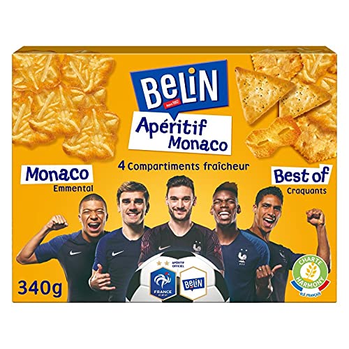 BELIN CRACKERS - Crackers Assortiment Monaco 340G - Lot De 3