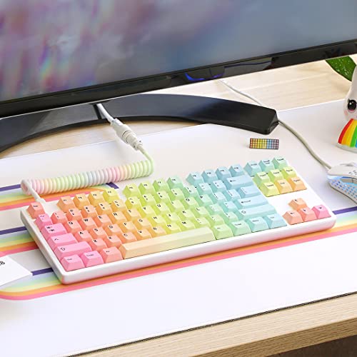 Image of DROP Expression Series Prism TKL Mechanical Keyboard - Gateron Yellow Linear Switches - PBT Double-Shot Keycaps - LED Backlight - White