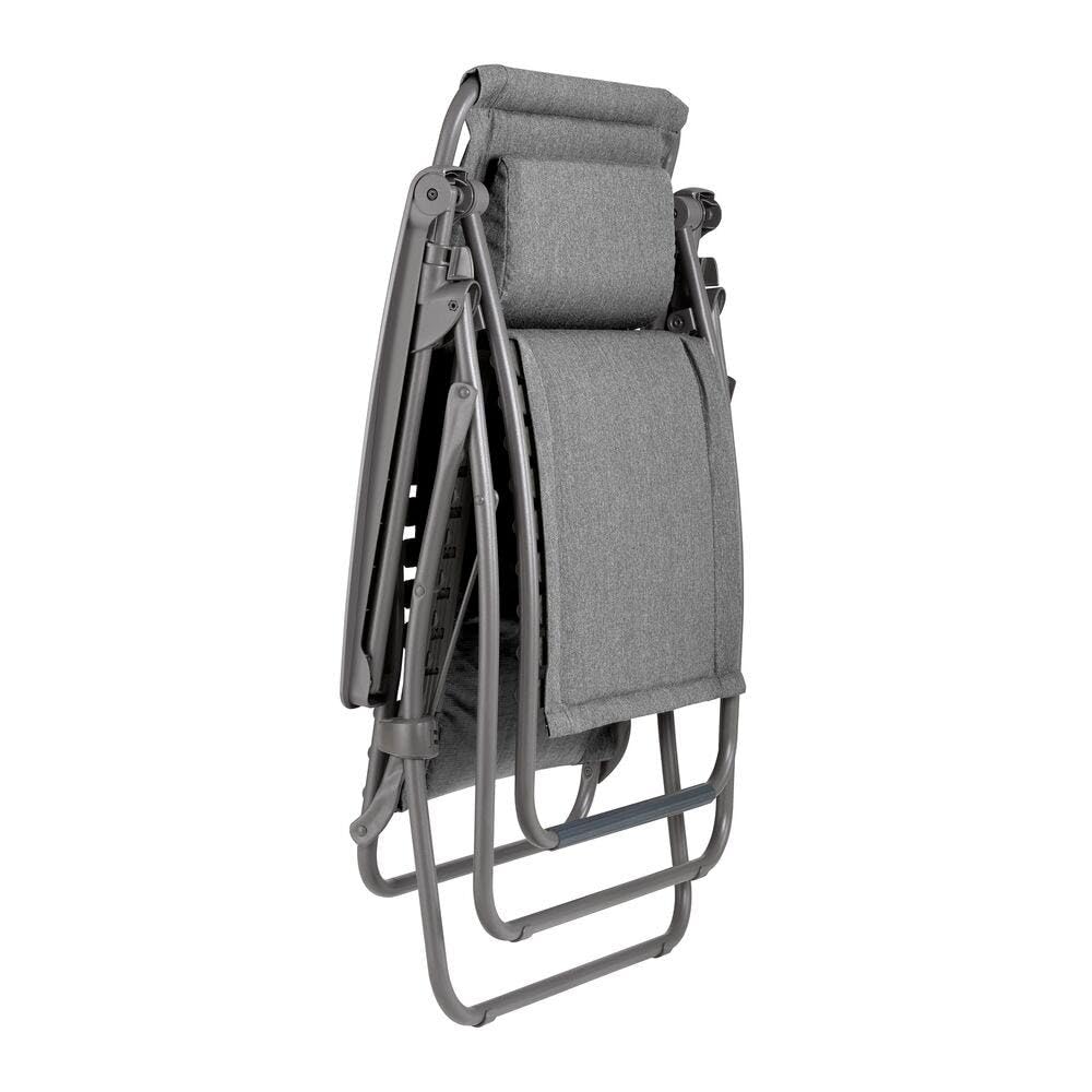 Lafuma LightComfort® - Sillón Relax acolchado de gravedad cero Rsx Clip de color gris