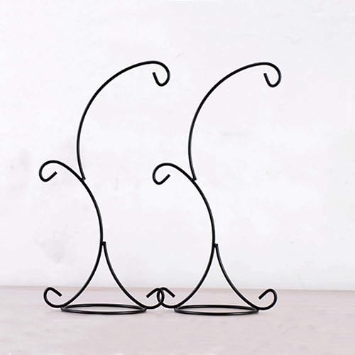 CXLE Soporte de exhibición de adornos, soporte de hierro para colgar globos de vidrio, terrario de plantas de aire, bola de bruja, adorno de Navidad